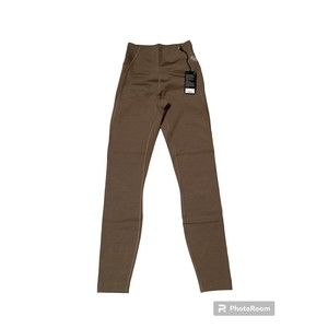 Allbirds Natural Flow High Rise Merino Wool Blend Legging Hazy Cocoa XS